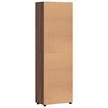 vidaXL Credenza con lo scaffale FLORIN Rovere Marrone 60 x 35 x 182 cm