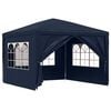 vidaXL Tendone per Feste 3x3 m Blu