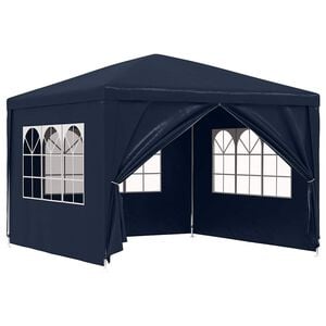 vidaXL Tendone per Feste 3x3 m Blu