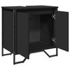 vidaXL Mobile Lavabo Bagno Nero 60x35x60 cm in Truciolato
