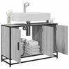 vidaXL Mobile Lavabo Bagno Grigio Sonoma 90x33x60 cm Legno Multistrato