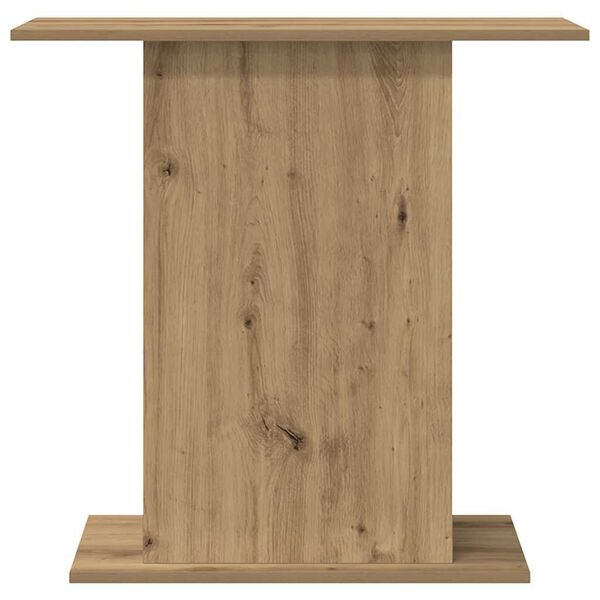 vidaXL Supporto per acquario artigianale in rovere 36x75x72,5 cm in legno ingegnerizzato