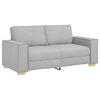 vidaXL Divano a 2 posti Grigio nuvola 180x78x84 cm in tessuto