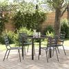 vidaXL Set da Pranzo per Giardino 5 pcs Antracite