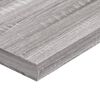 vidaXL Mensole Parete 4pz Grigio Sonoma 100x10x1,5cm Legno Multistrato
