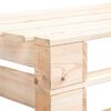 vidaXL Divano Angolare da Giardino su Pallet Legno di Pino Impregnato