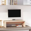 vidaXL Supporto per Monitor 50x27x15 cm in Legno Massello di Pino