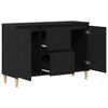 vidaXL Credenza con cassetto Nero 102 x 35 x 60 cm Legno multistrato