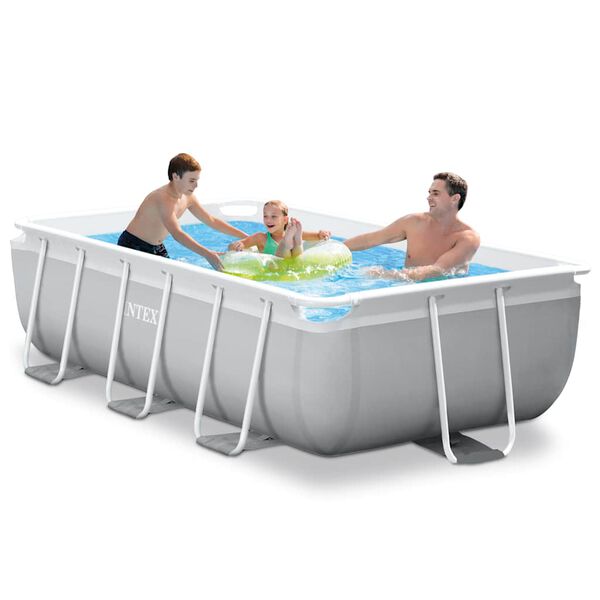 Intex Set Piscina Prism Frame Rettangolare 300x175x80 cm