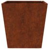 vidaXL Fioriere da Giardino 2 pz 40x40x40 cm in Acciaio Corten