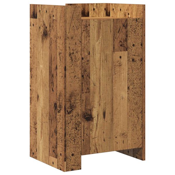 vidaXL Credenza Legno vecchio 45 x 35 x 75 cm