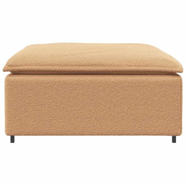 vidaXL Modulo Poggiapiedi Divano Modulare Beige 100x100x48 cm