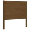 vidaXL Testiera per Letto ambra 106x4x100 cm in Legno Massello di Pino