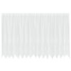 vidaXL Tenda in Pizzo con tende Bianco 180 x 400 cm Poliestere