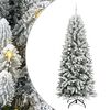 vidaXL Albero di Natale artificiale con 300 LED Bianco 240 cm