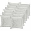 vidaXL Cuscino da Lanciare 12 pz HOUTEN Grigio Chiaro 40 x 40 cm