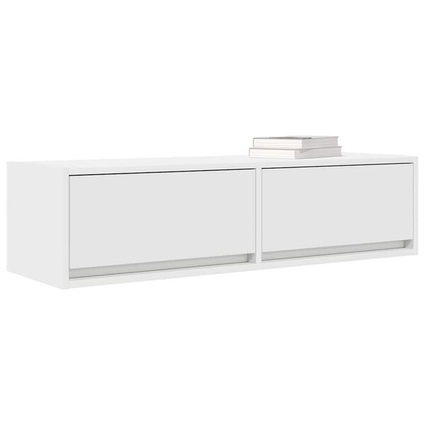 vidaXL Mobile TV Bianco 100 x 31 x 25.5 cm Legno multistrato