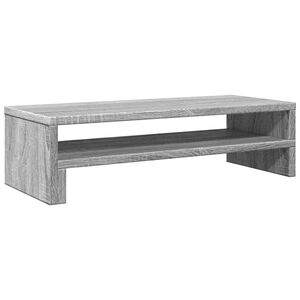 vidaXL Supporto per Monitor Grigio Sonoma 54x22x15 cm in Truciolato
