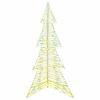 vidaXL Albero di Natale con 240 LED Bianco caldo 180 cm PET