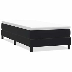 vidaXL Giroletto a Molle senza Materasso Nero 80x210 cm Velluto
