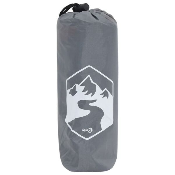 vidaXL Poncho Antipioggia Cappuccio Design 2 in 1 Arancione 223x145 cm