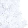 vidaXL Albero di Natale Preilluminato con Palline Bianco 120 cm PVC