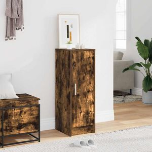 vidaXL Scarpiera Rovere Fumo 32x35x92 cm in Legno Multistrato