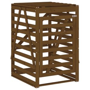 vidaXL Copribidone Ambra 84x90x128,5 cm in Legno Massello di Pino
