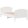 vidaXL Letto senza Materasso Bianco 90x190 cm in Legno Massello Pino