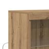 vidaXL Credenza Marrone 60 x 37 x 100 cm Legno multistrato