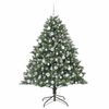 vidaXL Albero di Natale artificiale con 300 LED Verde 180 cm