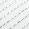 vidaXL Ante a Lamelle 4 pz Bianche 61,5x49,4 cm in Legno di Pino