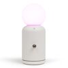 Livoo Lampada con Caricabatterie 2 in 1 Wireless 10 W Bianca