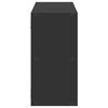 vidaXL Scaffale a Parete Nero 100x25x50 cm in Truciolato