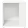 vidaXL Tavolino Bianco 33x33x34,5 cm in Legno Multistrato