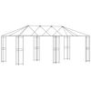 vidaXL Struttura per gazebo senza tessuto per gazebo 6 x 3 m Nero