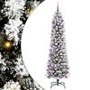 vidaXL Albero di Natale artificiale con 300 LED Bianco 240 cm