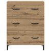 vidaXL Credenza con cassetto Rovere artigianale 69,5 x 34 x 90 cm