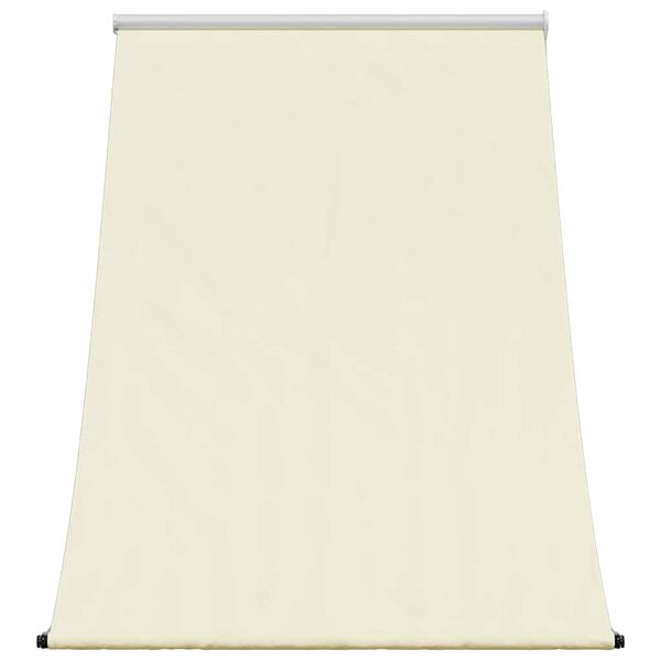 vidaXL Tenda da Sole Retrattile Crema 100x150 cm in Tessuto e Acciaio