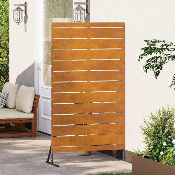 vidaXL Schermo per Privacy Grigio Acciaio