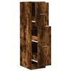 vidaXL Armadietto da Farmacia Rovere Fumo 30x41x118 cm in Truciolato