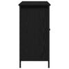 vidaXL Credenza Rovere Nero 100 x 35 x 70 cm
