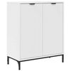 vidaXL Credenza Bianco 69,5 x 33 x 82 cm Legno ingegnerizzato