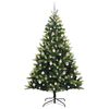 vidaXL Albero di Natale Artificiale a Cerniera con 300 LED 210 cm