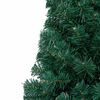 vidaXL Albero di Natale Preilluminato con Supporto Verde 120 cm PVC