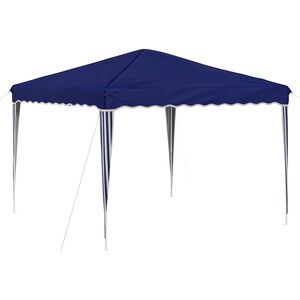 vidaXL Tenda per feste a pop-up 288 x 288 x 245 cm Blu Tessuto Oxford