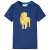 vidaXL Maglietta per Bambini Blu Scuro 116