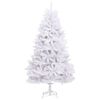 vidaXL Albero di Natale Artificiale Incernierato con Base Bianco 300cm