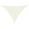 vidaXL Parasole a Vela Oxford Triangolare 5x6x6 m Crema