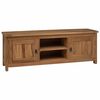 vidaXL Mobile TV 110 x 30 x 40 cm Naturale Legno di teak solido